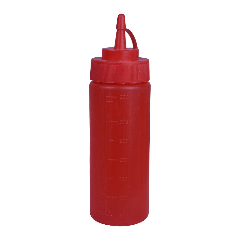 Sauce Ketchup Squeeze Plastic Bottle with Nozzle Cap 360ml