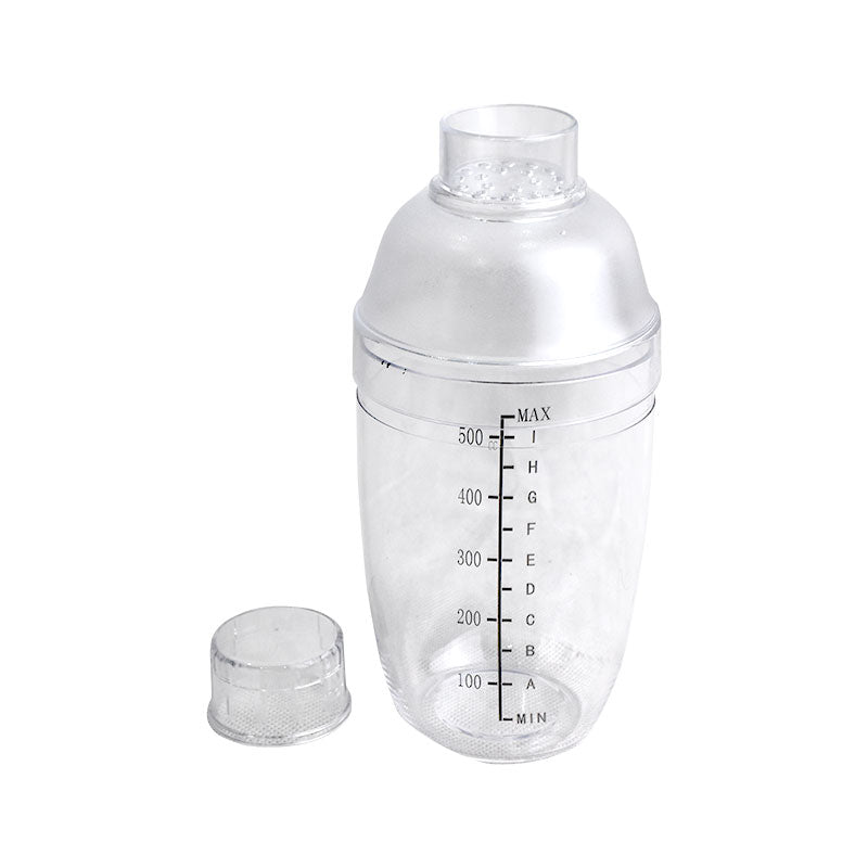 Transparent Cocktail Shaker Plastic 530ml