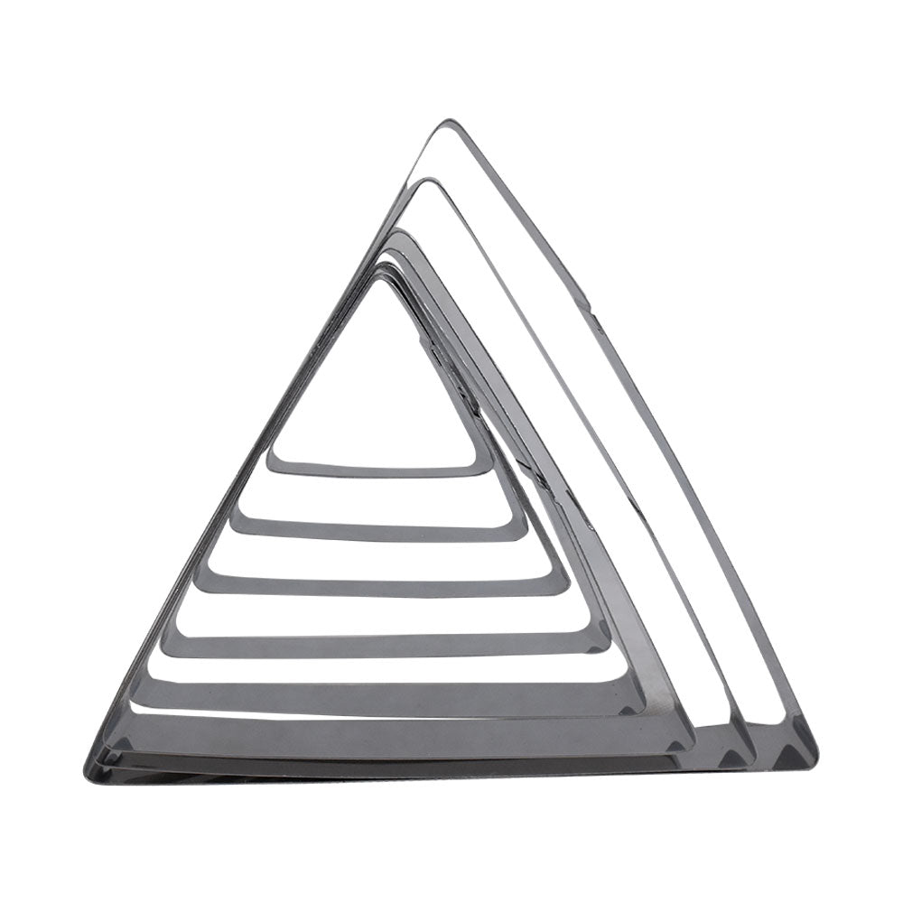 Triangle Cookie & Fondant Cutter Stainless Steel 8Pcs Set