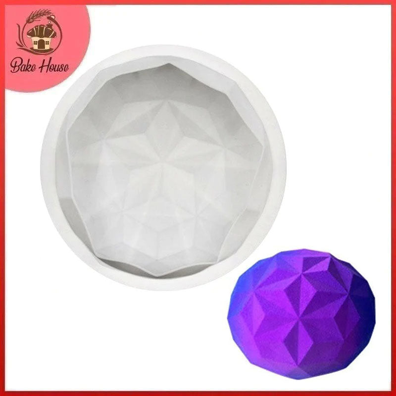 Diamond Round Pinata Silicone Baking Mold