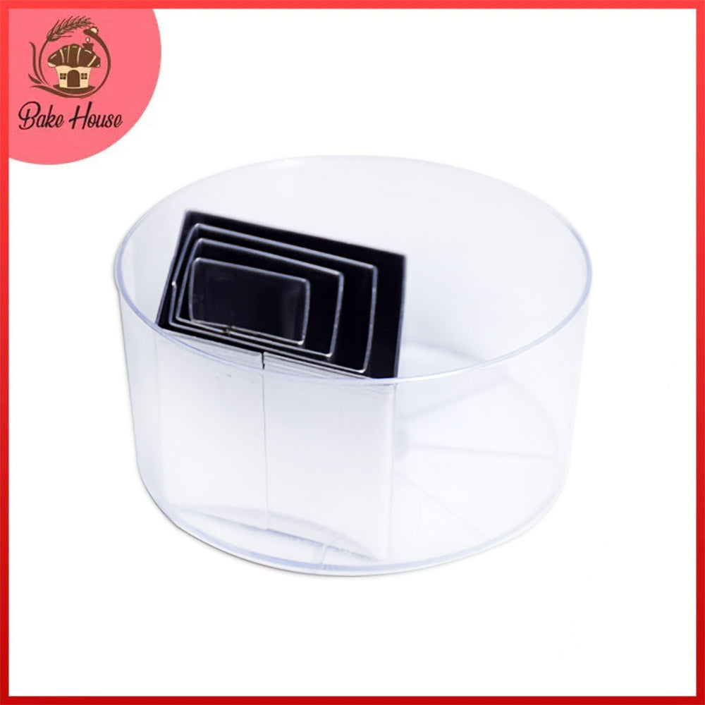 Diamond Shape Cookie Cutter Stainless Steel 4Pcs Set