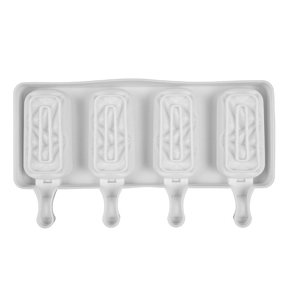Diamond Style Cakesicle & Popsicle Mold 4 Cavity