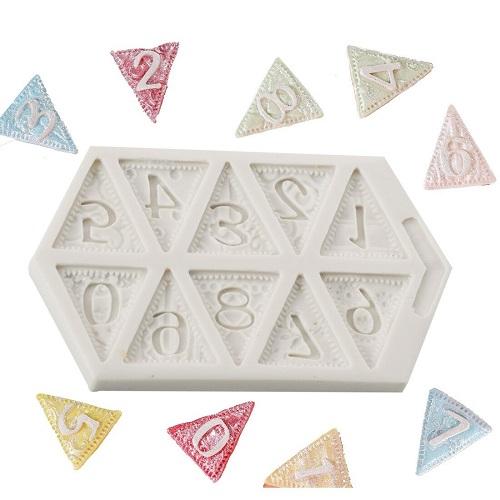 Digital Flags Silicone Fondant & Chocolate Mold