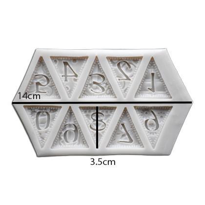 Digital Flags Silicone Fondant & Chocolate Mold