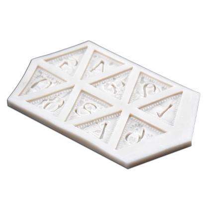 Digital Flags Silicone Fondant & Chocolate Mold