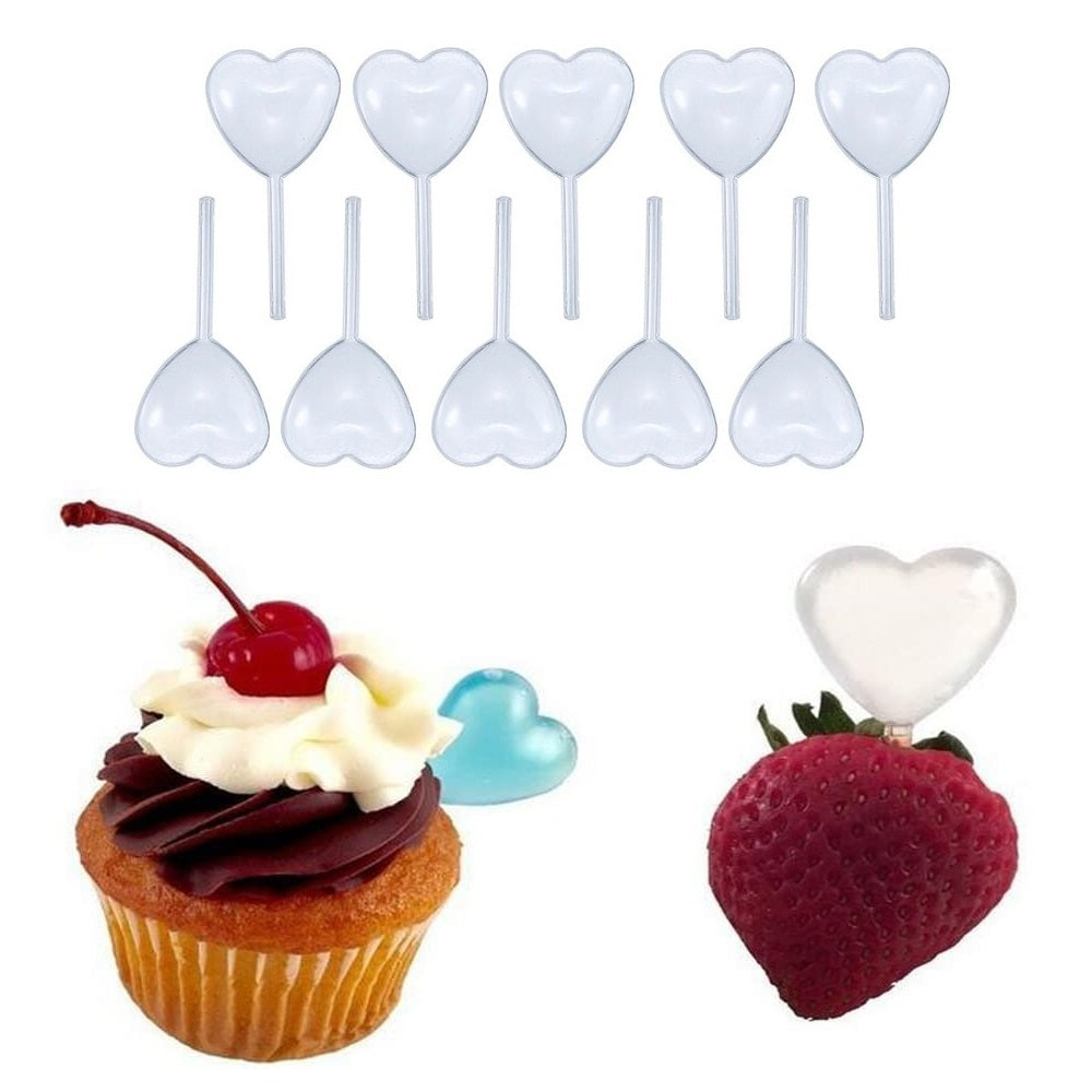 Disposable Heart Squeeze Dropper Pipette 10Pcs Set