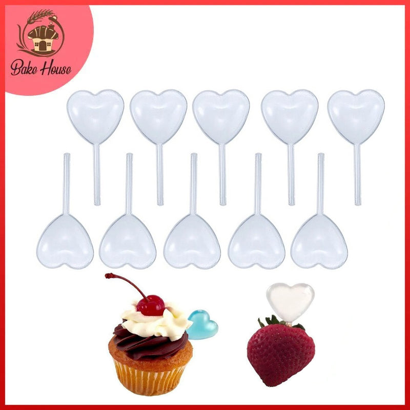Disposable Heart Squeeze Dropper Pipette 10Pcs Set