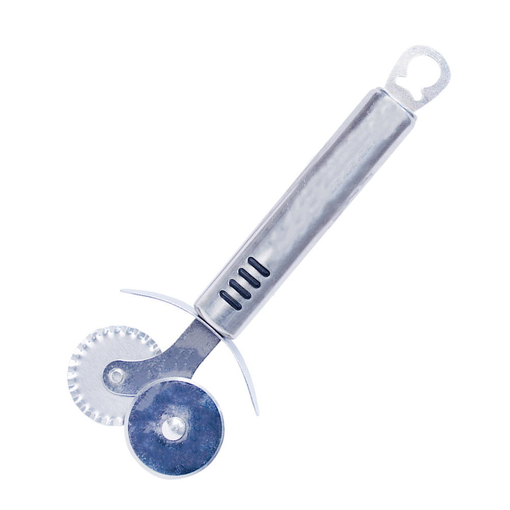 Double Wheel Pizza Cutter Stainless Steel