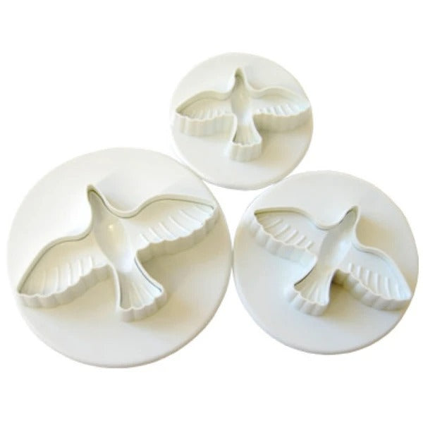 Dove Fondant Plunger Cutter 3Pcs Set