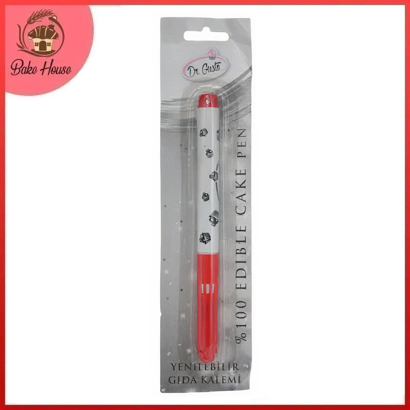 Dr. Gusto Edible Cake Pen Red