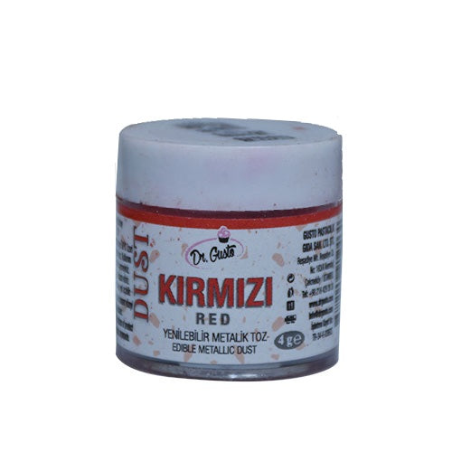 Dr. Gusto Edible Metallic Red Dust 4g