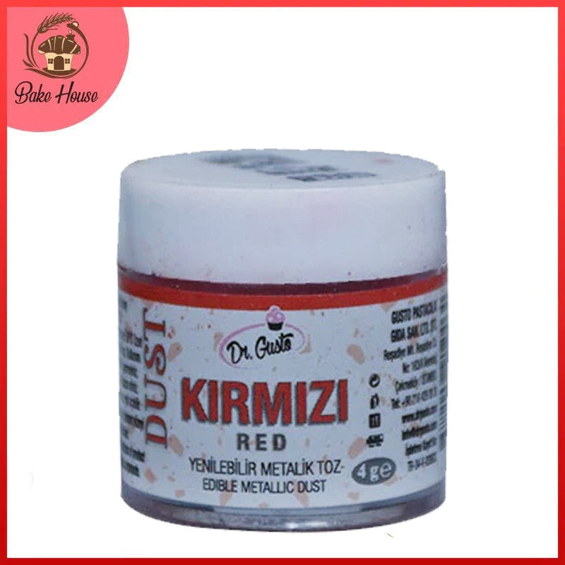 Dr. Gusto Edible Metallic Red Dust 4g