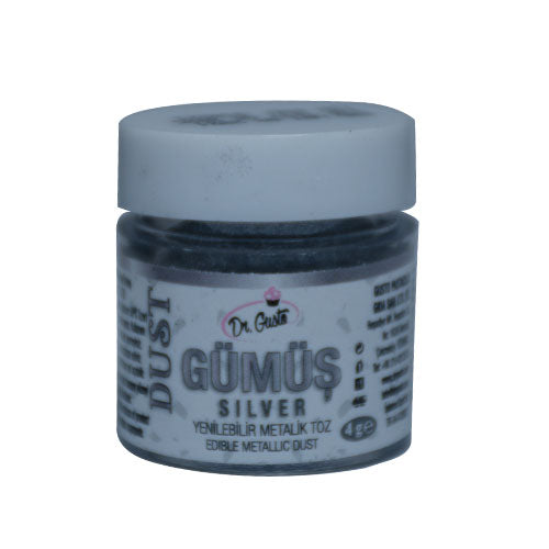 Dr. Gusto Edible Metallic Silver Dust 4g