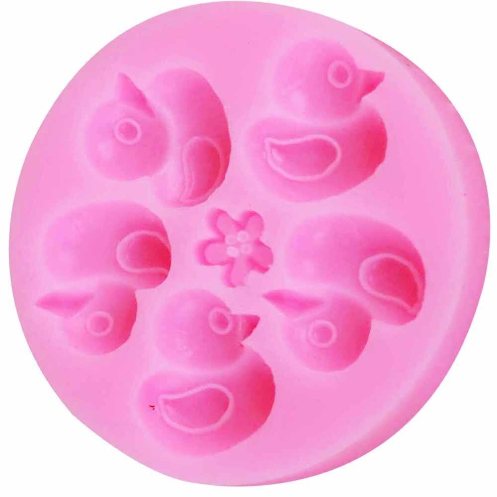 Duck Silicone Fondant & Chocolate Mold 5 Cavity