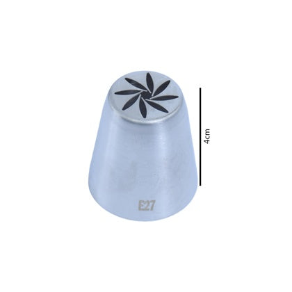E27 Russian Flower Icing Nozzle Stainless Steel