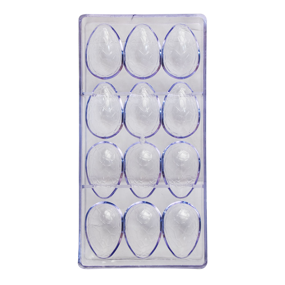 Easter Egg Acrylic Chocolate & Candy Mold 12 Cavity