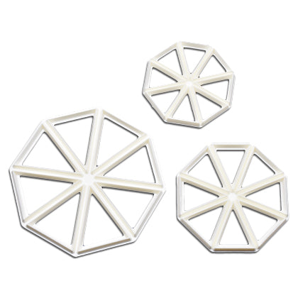 Easy Bunting Fondant Cutter 3Pcs Set Plastic