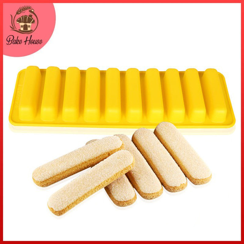 Eclair Mold Silicone 10 Cavity Best For Baking