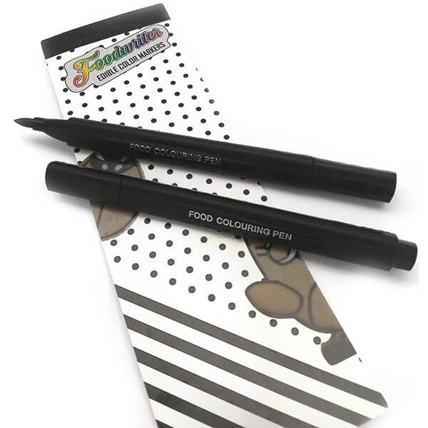 Edible Black Food Marker 2Pcs Set