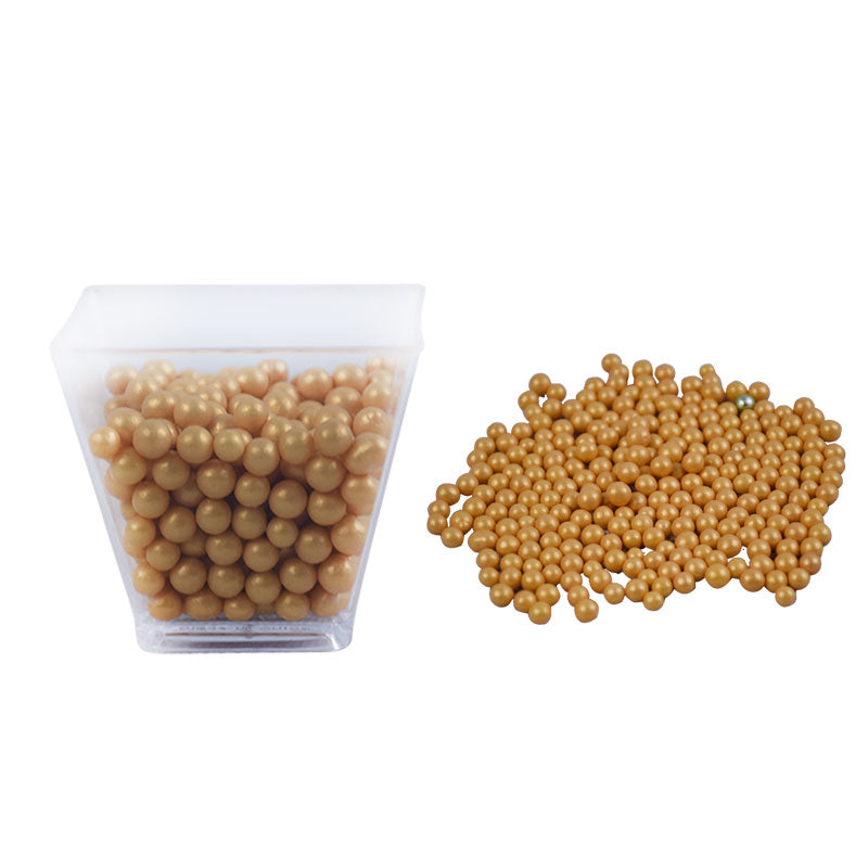 Medium Golden Edible Pearls 30g Pack Shade 02