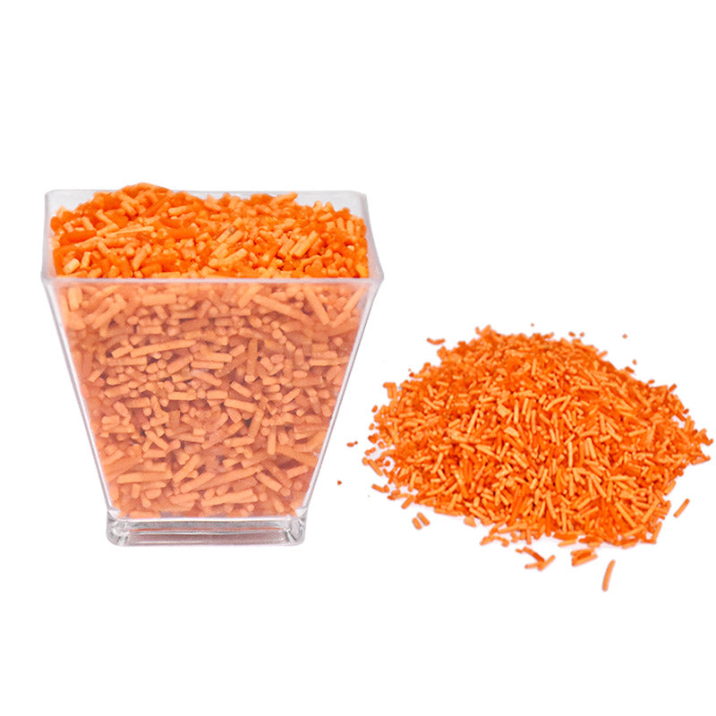 Edible Cake Decorating Vermicelli 1Kg Pack (Orange)