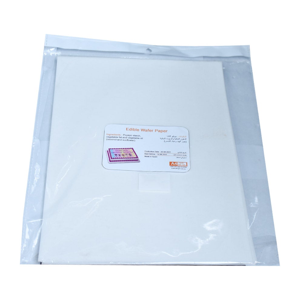 Edible Wafer Paper 10Pcs Pack A4 Size 0.5MM