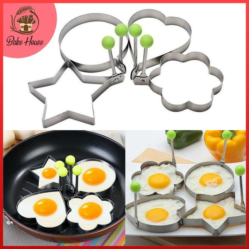 Egg Ring Molds for Cooking - 5Pcs Stainless Steel Ring Mold Egg