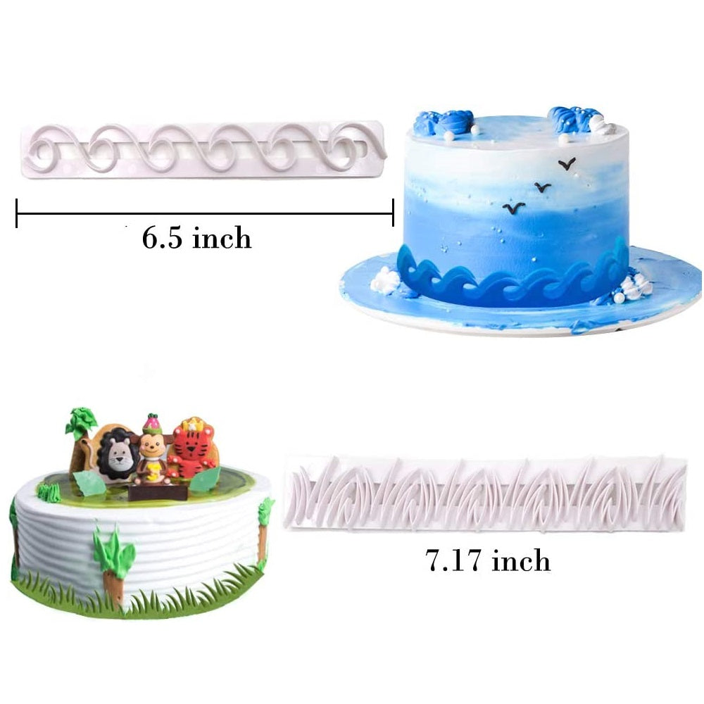 Element Fondant Cutter 4Pcs Set Plastic