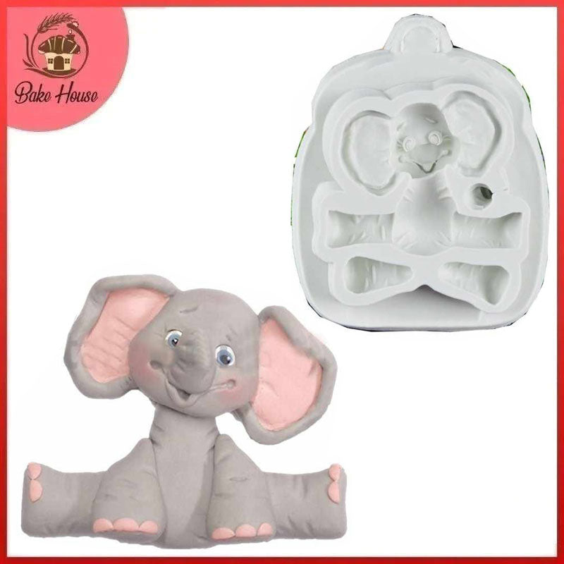 Elephant Silicone Fondant & Chocolate Mold
