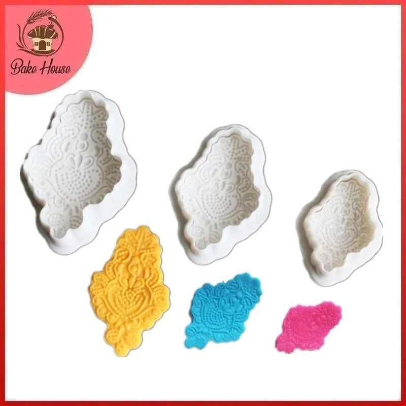 Embroidery Pattern Plunger Cutter 3Pcs Set