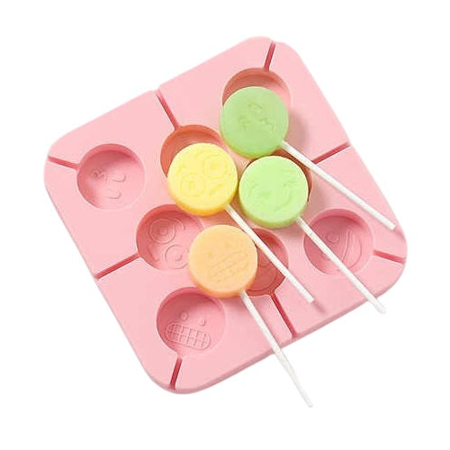 Emoji Silicone Lollipop Making Mold 8 Designs