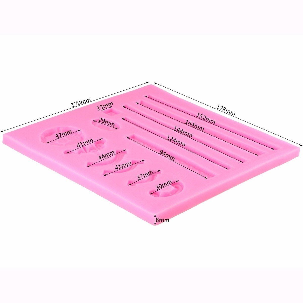 European Relief Frame Fondant Cake Border Silicone Mold
