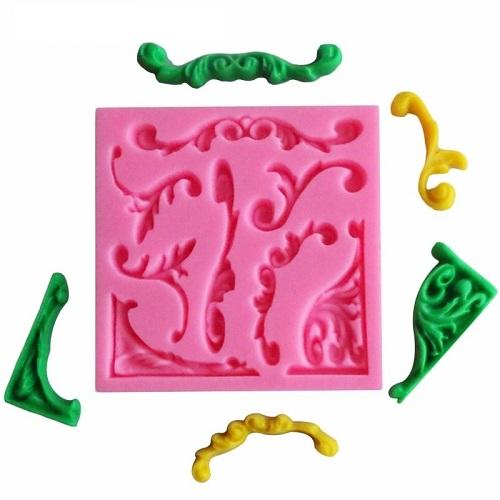 European Rome Palace Style Relief Lace Cake Border Fondant Mold
