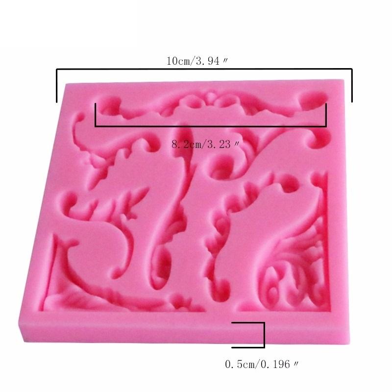 European Rome Palace Style Relief Lace Cake Border Fondant Mold