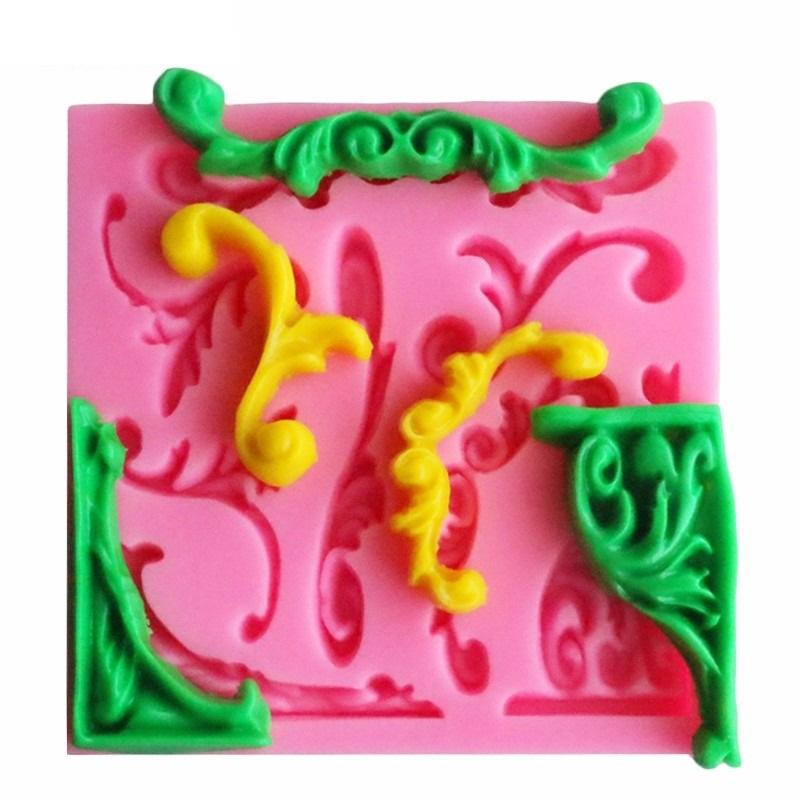 European Rome Palace Style Relief Lace Cake Border Fondant Mold