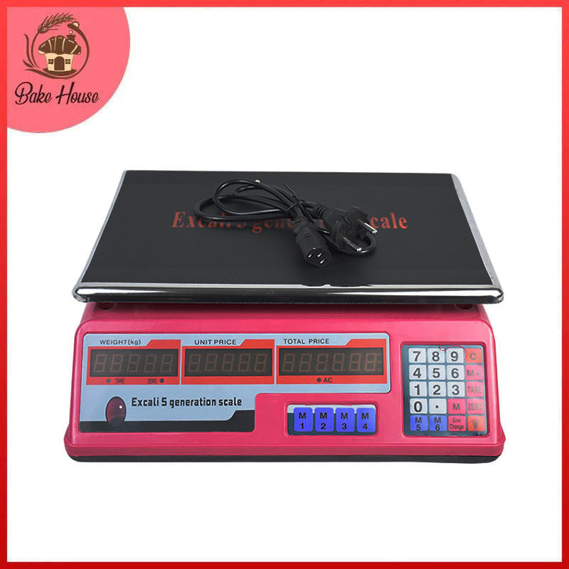 Excali Digital Weight & Price Computing Scale Max 39kg – Bake House - The  Baking Treasure