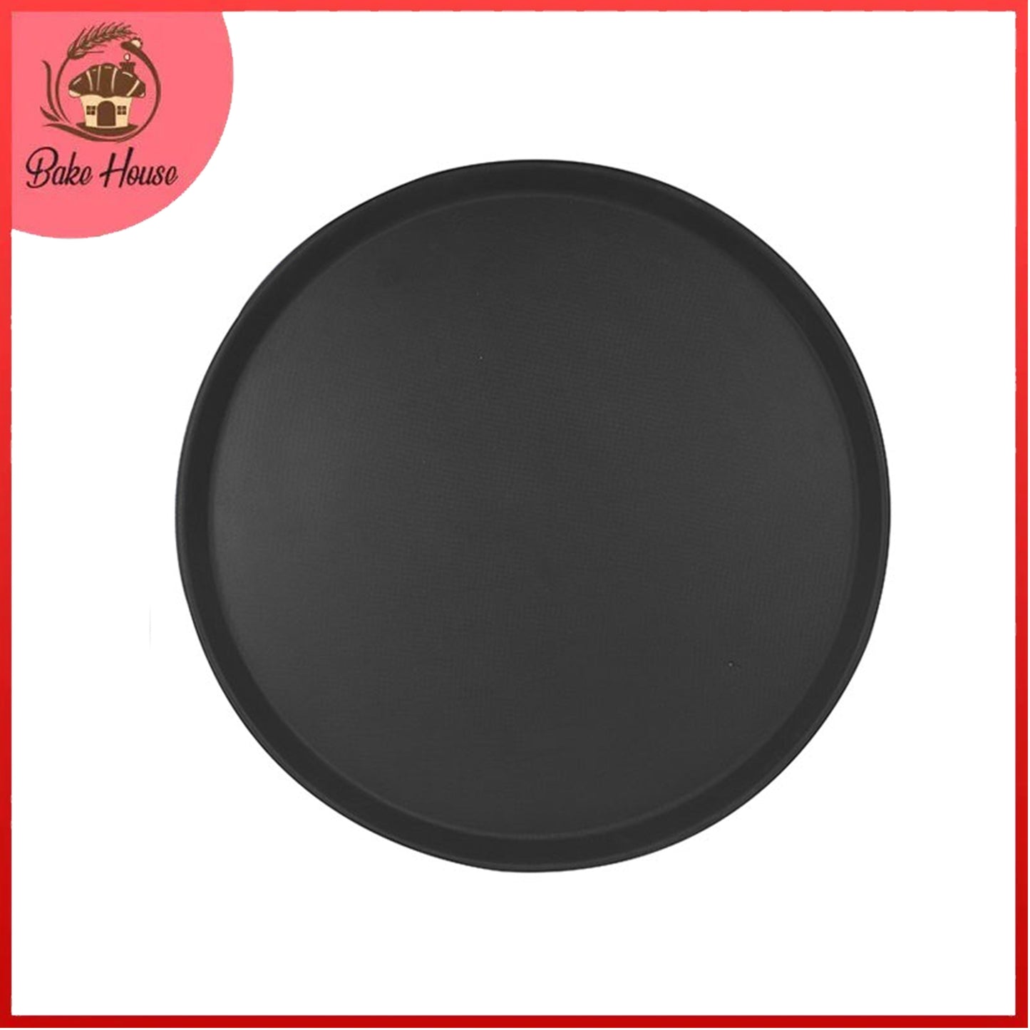 Round Fiberglass Non-Slip Serving Tray 14 Inch