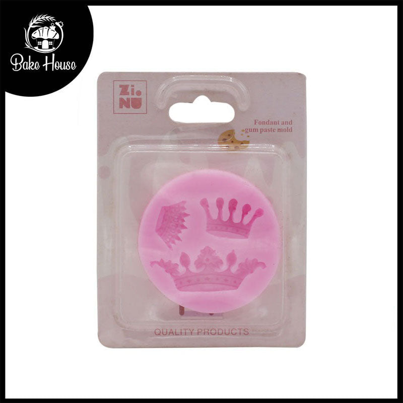 Fairy Tale Royal Crown Silicone Mold 3 Cavity