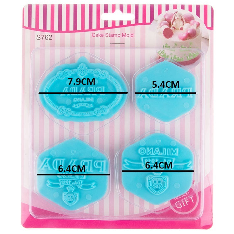 Famous Brand Logo Fondant Cake Stamp (Design 1)
