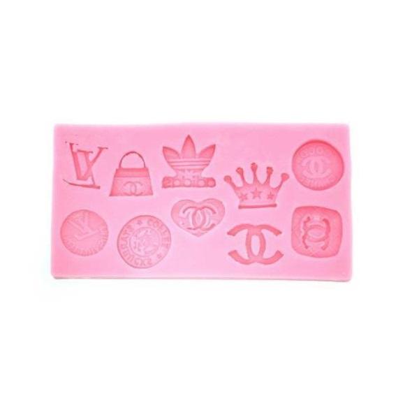 Famous Brand Logos Silicone Fondant & Chocolate Mold 10 Designs