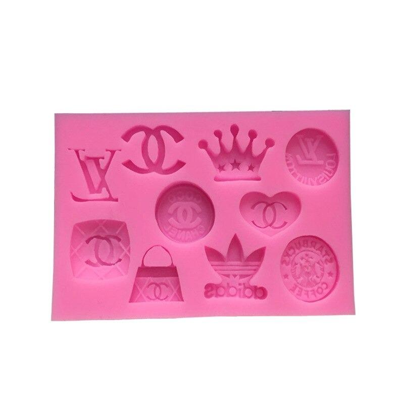 Famous Brand Logos Silicone Fondant & Chocolate Mold