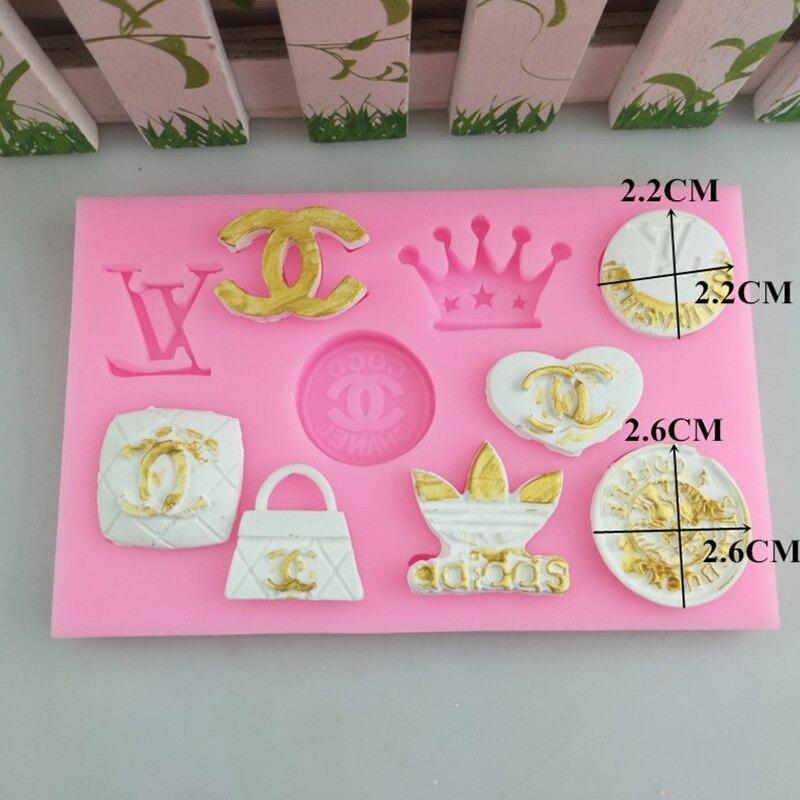 Famous Brand Logos Silicone Fondant & Chocolate Mold