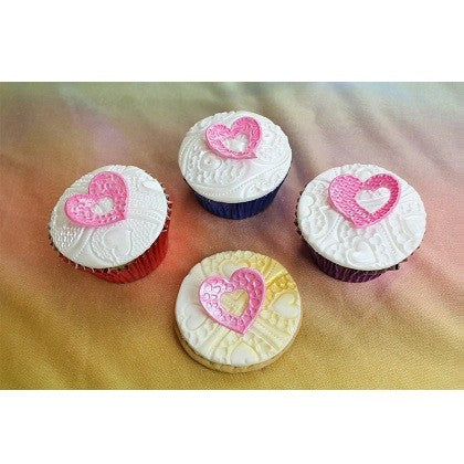Fantasy Heart Cutter 4Pcs Set Plastic