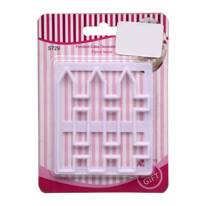 Fence Cake Fondant Cutter Plastic