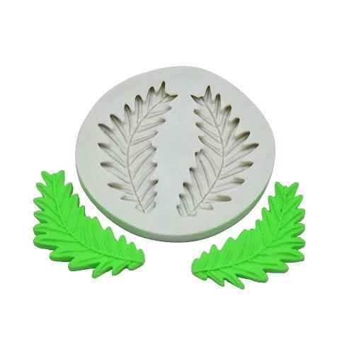 Fern Leaf Silicone Fondant & Chocolate Mold 2 Cavity