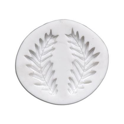 Fern Leaf Silicone Fondant & Chocolate Mold 2 Cavity