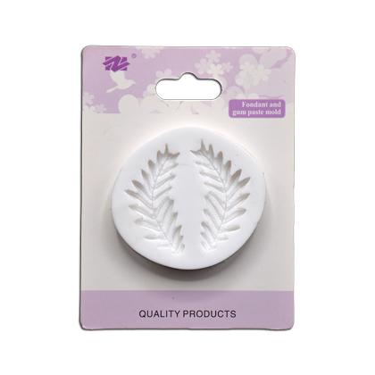 Fern Leaf Silicone Fondant & Chocolate Mold 2 Cavity