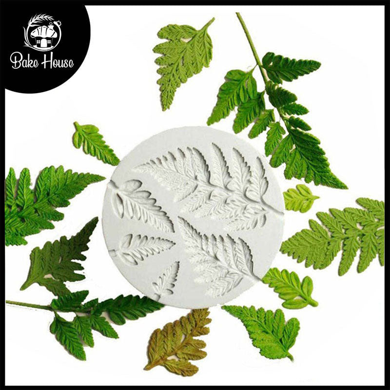 Fern Tree Silicone Fondant Mold 5 Cavity
