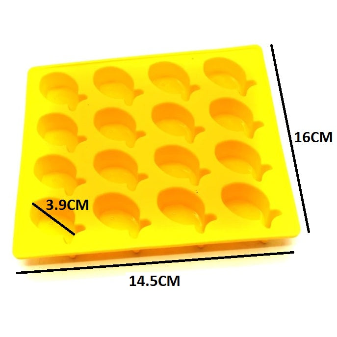Fish Silicone Chocolate Mold 16 Cavity