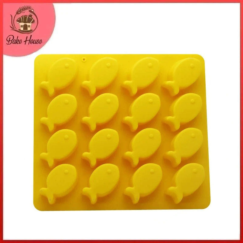 Fish Silicone Chocolate Mold 16 Cavity